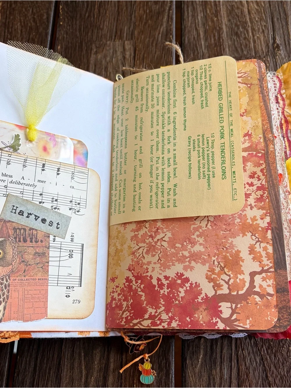 Handmade fall thanksgiving